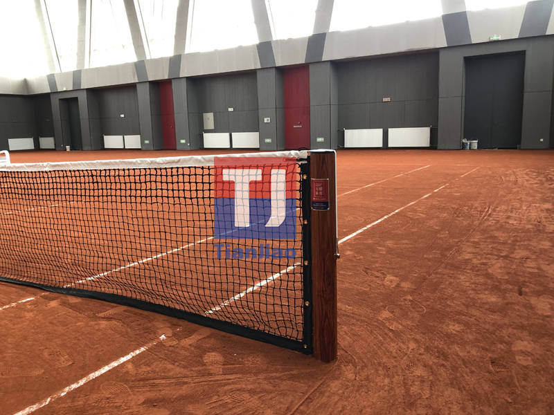 山东日照安泰网球公园室内红土网球场