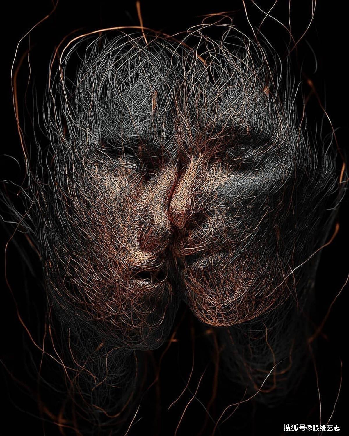 原创沉默的数字生命:融合艺术,哲学与科学的3d数字雕塑