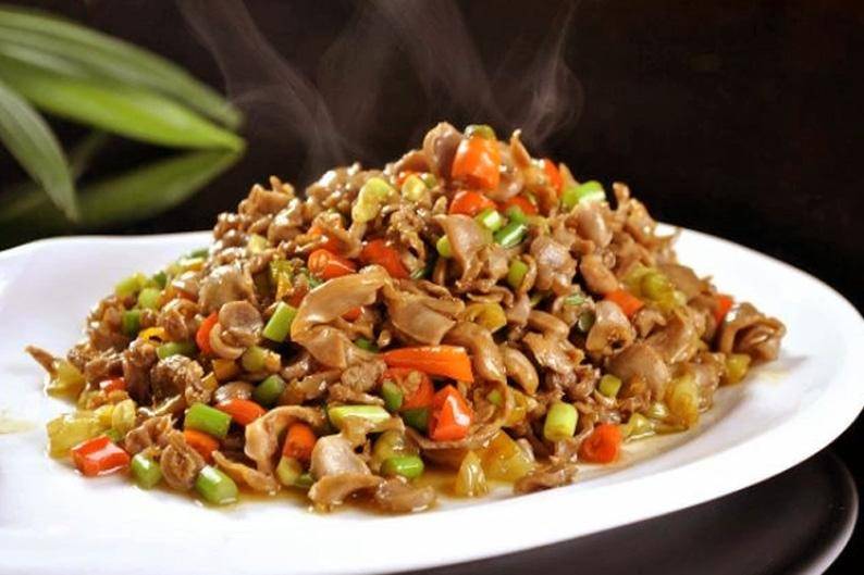 原创三伏将临,酸豆角炒鸡胗解暑助消化,简单易学,开胃下饭菜