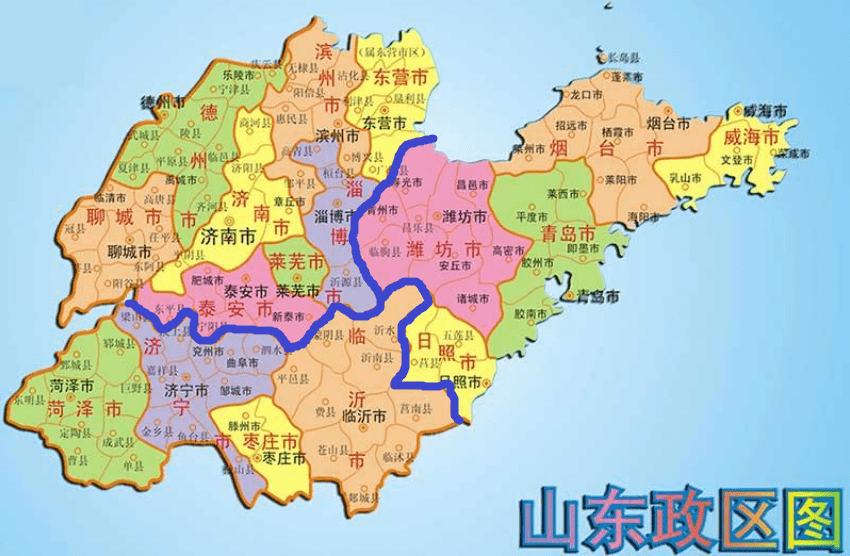 省会经济圈:济南,淄博,泰安,聊城,德州,滨州,东营.