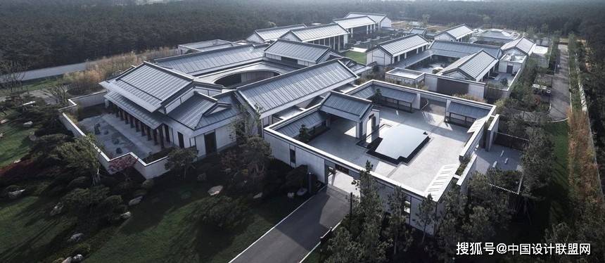 现代中式风格建筑黑白灰绝美中式建筑院落体验