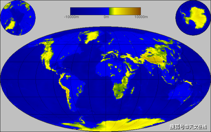 如果海平面上升一千米还有多少陆地在水面上