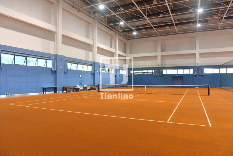 东莞网球中心室内红土场(天骄体育案例)