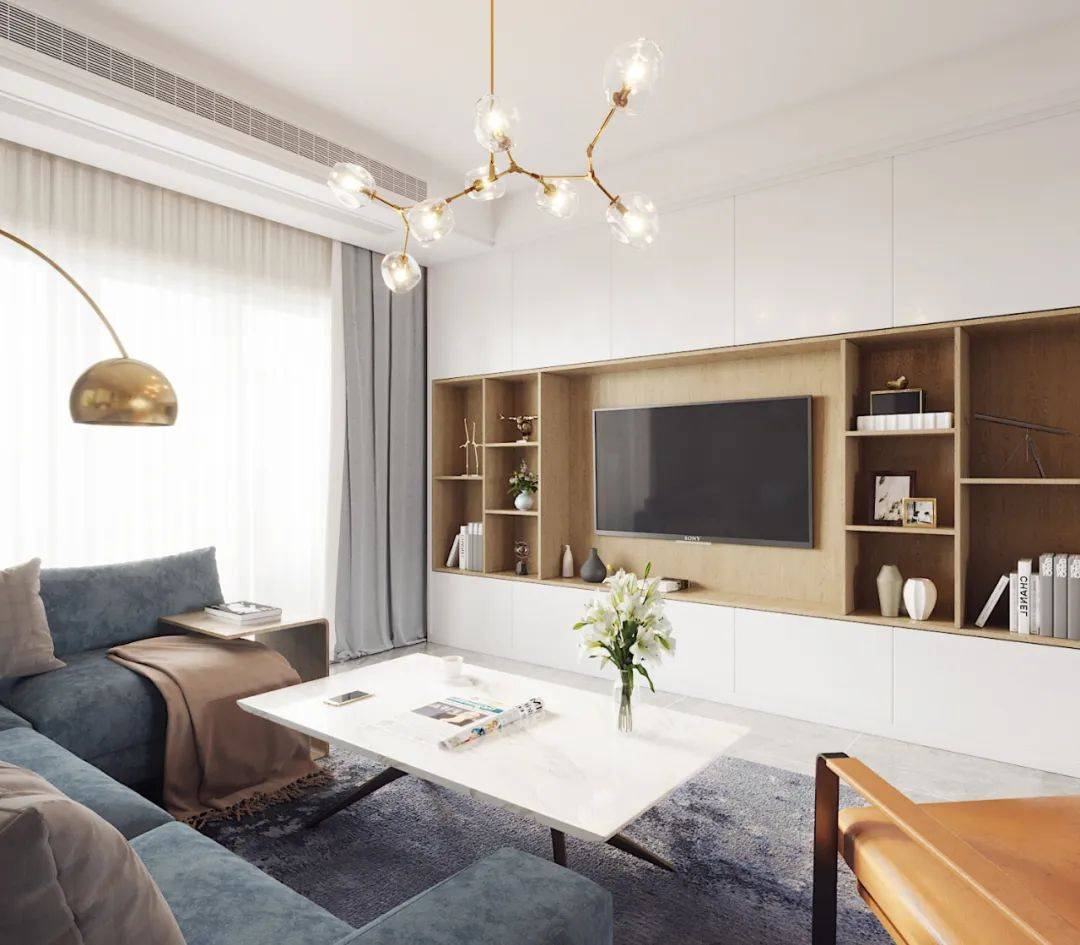 西安木品生活:电视柜这样设计,让你家客厅收纳力十足!