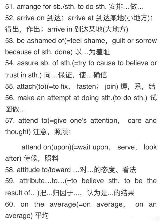 英语翻译中经常出现的90组词组,适用于各种考试-搜狐大视野-搜狐新闻