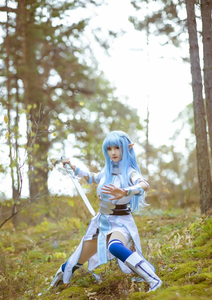 cosplay:《刀剑神域》亚丝娜@樱玖
