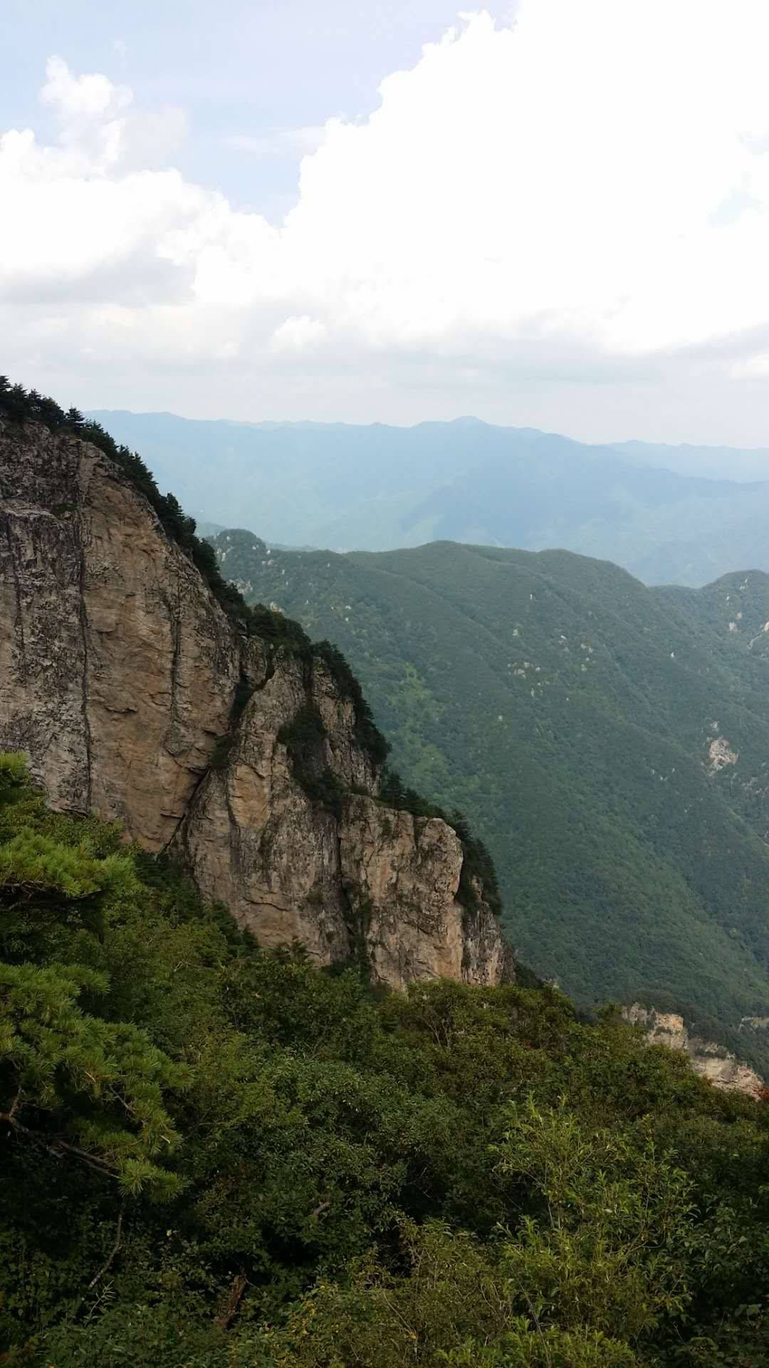 美丽的秦岭终南山远景