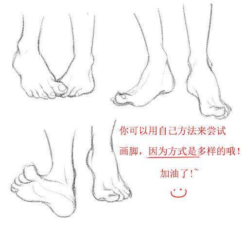 教我最简单的画足教程吧.