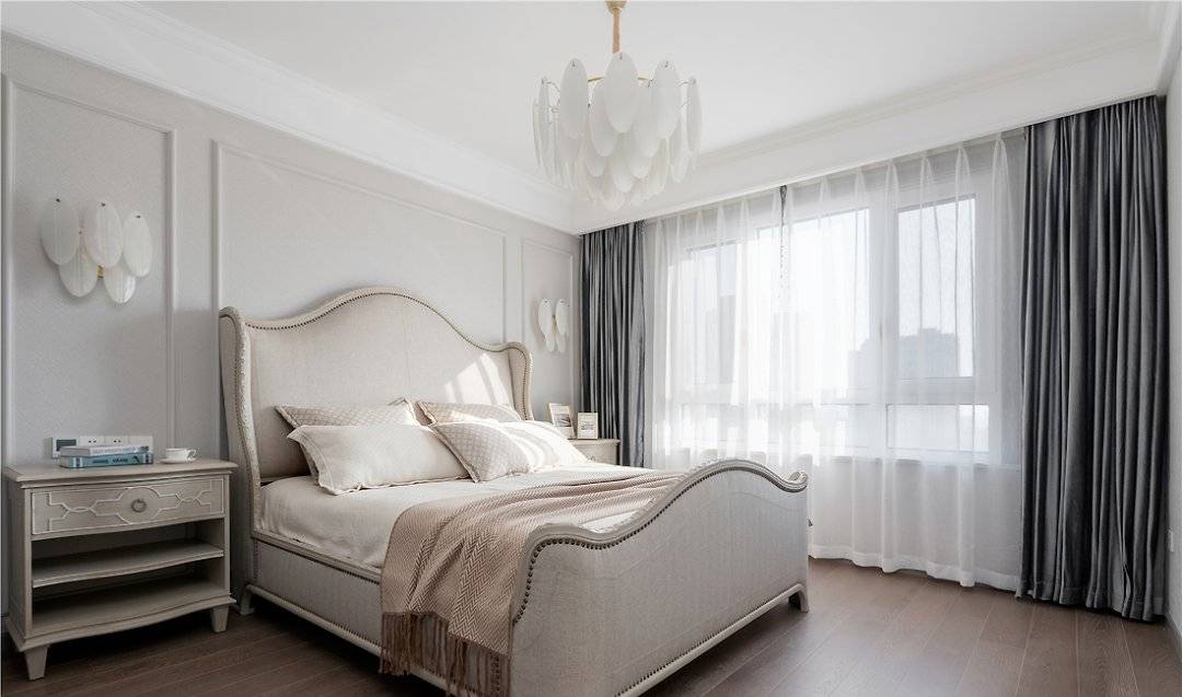 合肥装修效果图片分享180平轻奢美式风格,4室2厅的优雅质感_>往期