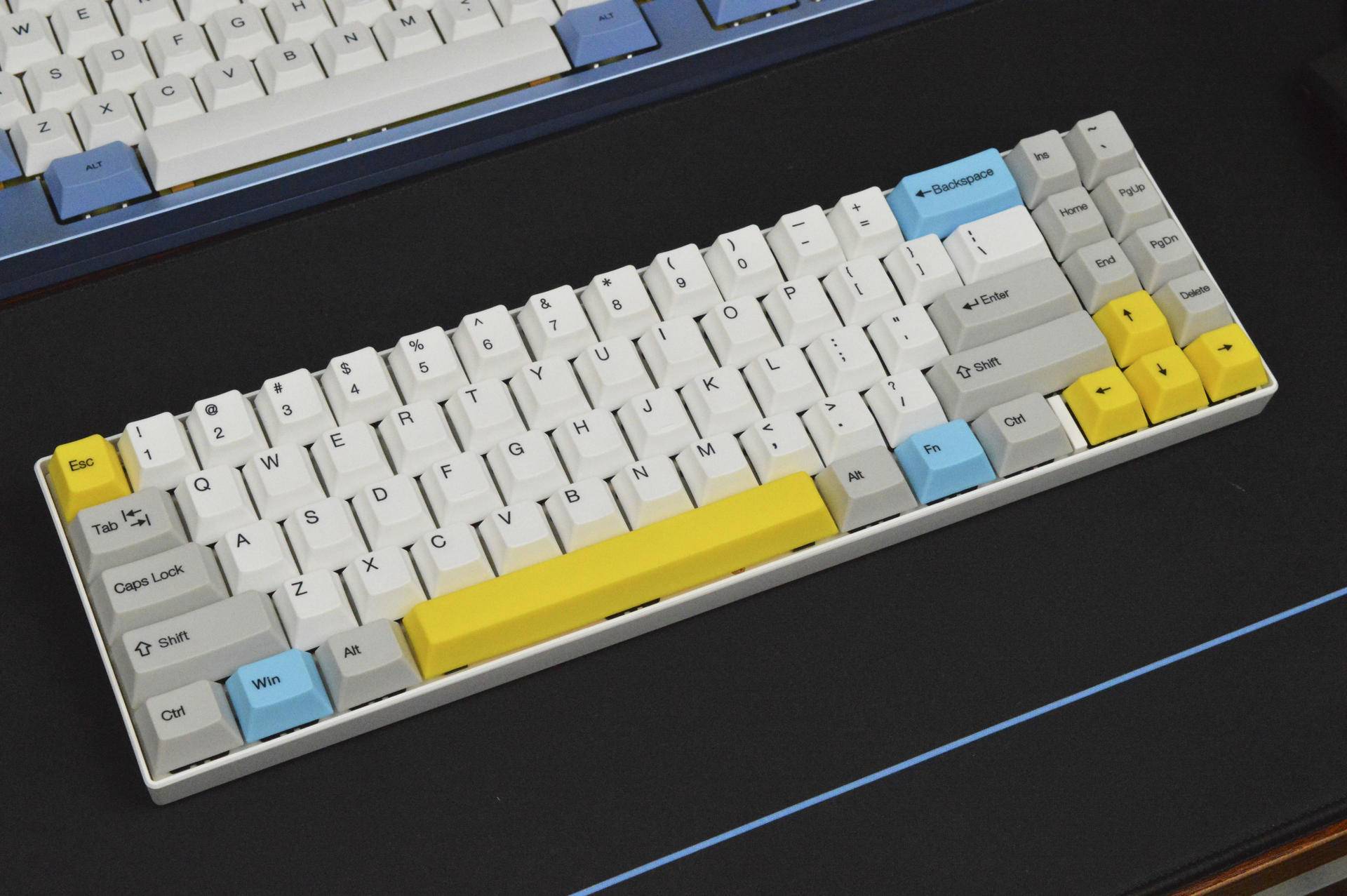 新奇体验:ganss alt71d樱桃青轴开箱作业