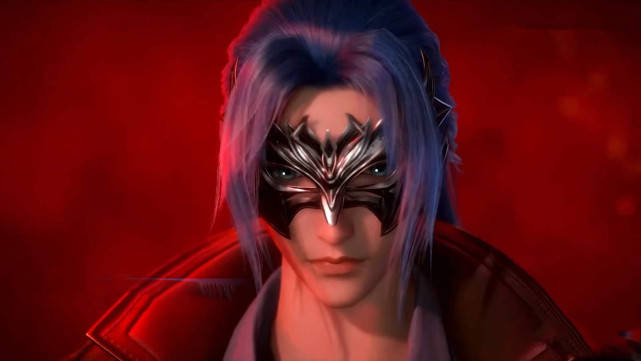 原创斗罗大陆唐三新形象曝光面具下的他没那么帅疑似整容失败了