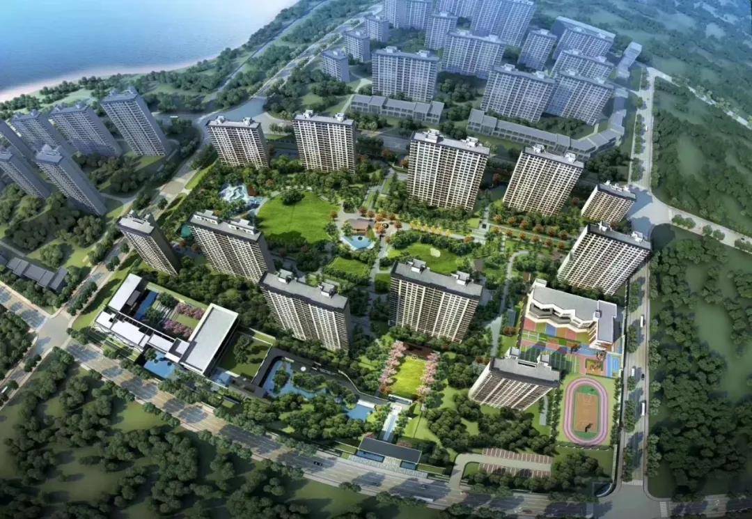 胶州湾稀缺瞰海小区:青特悦海府d地块规划出炉,配套体育中心,街头绿地
