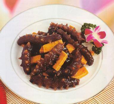 小轩味孕期美食篇—笋烧海参 清热解毒高蛋白