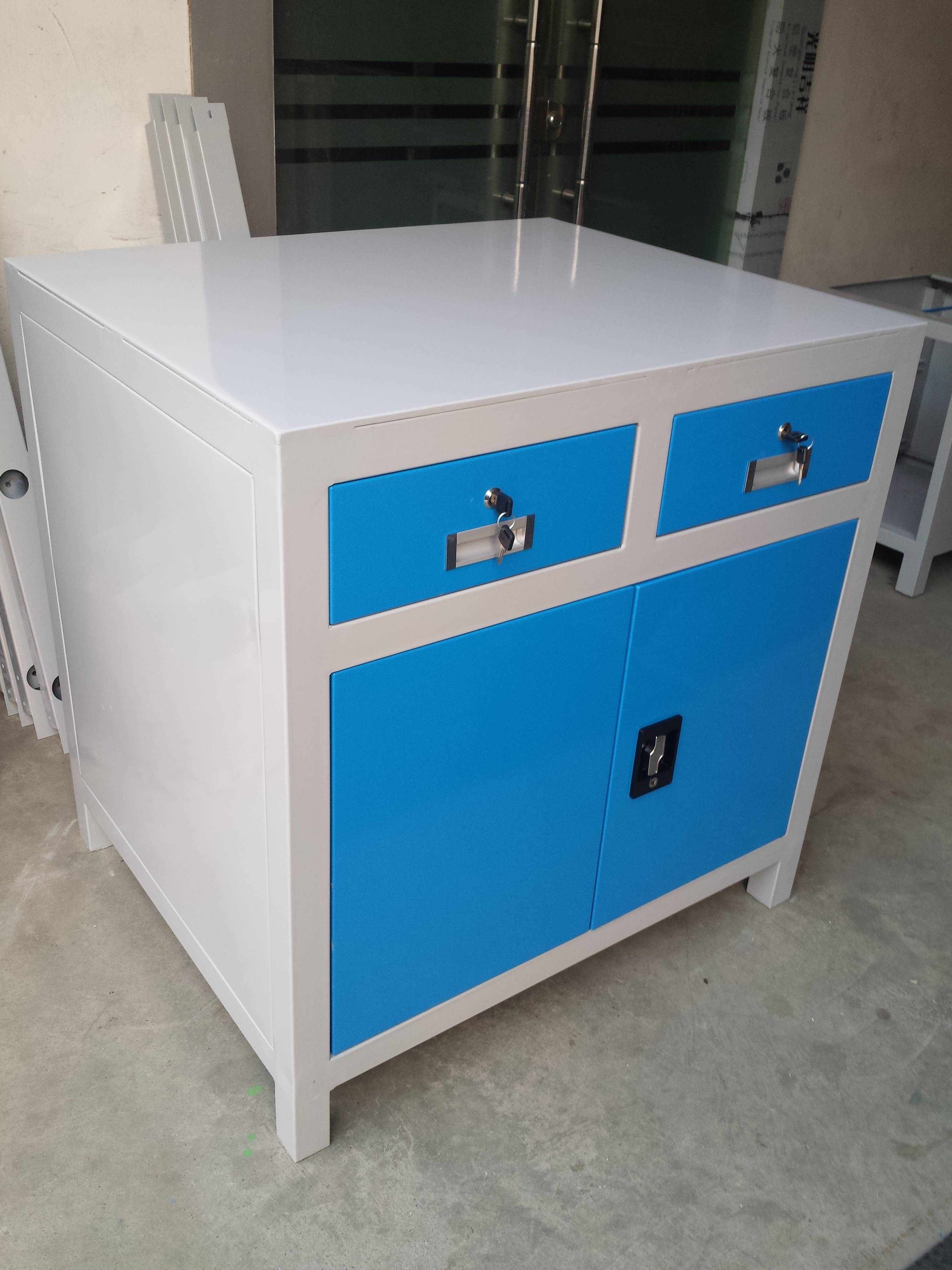 双开门铁柜层板式铁柜卷帘门铁柜大铁门工具柜