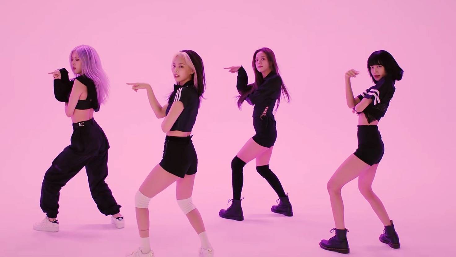 对于the9成员跳blackpink新歌舞蹈,孔雪儿还好,看到安崎,很粉墨,对此