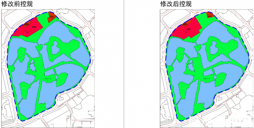 翠湖北门控规调整文物和公园绿地减少商业商务用地增加