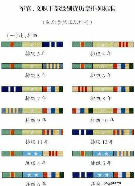 解放军军衔胸标图片
