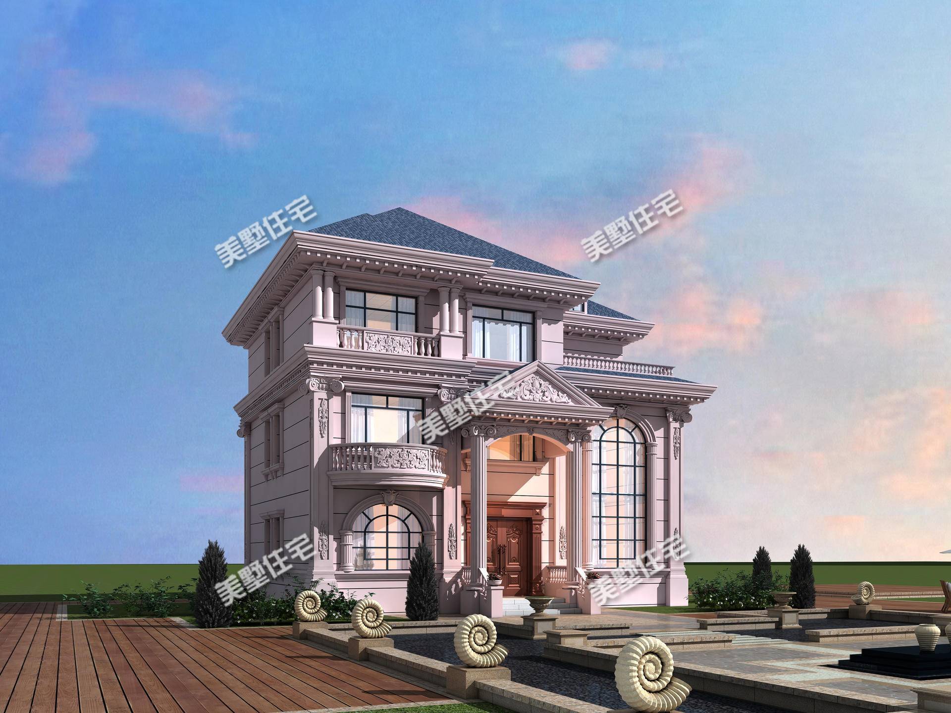 江西抚州建的三层别墅,13×12米,真正值得建的好房子