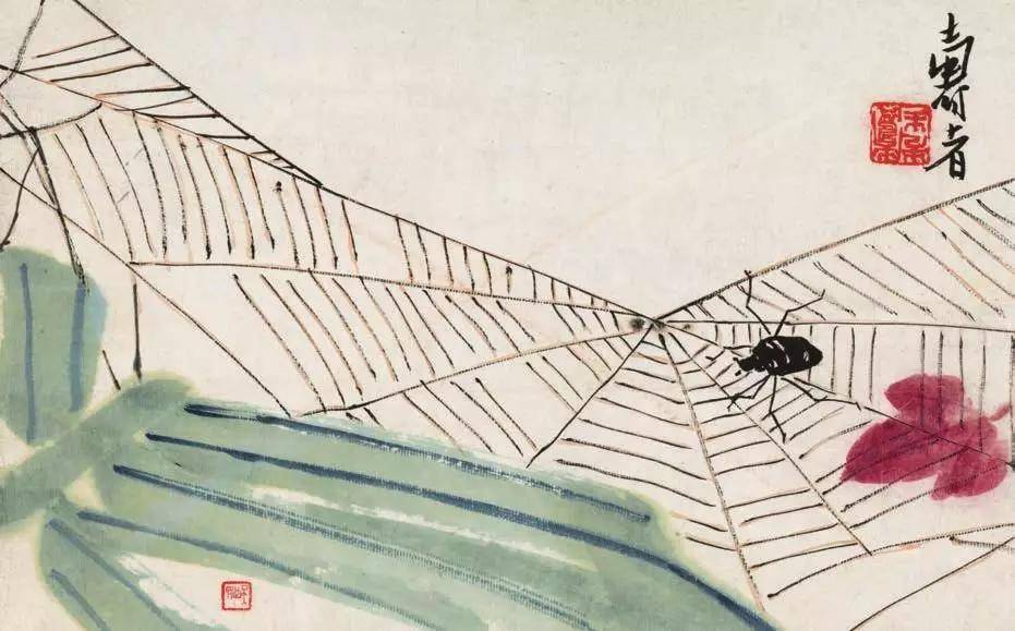 芭蕉蜘蛛图 年代不详