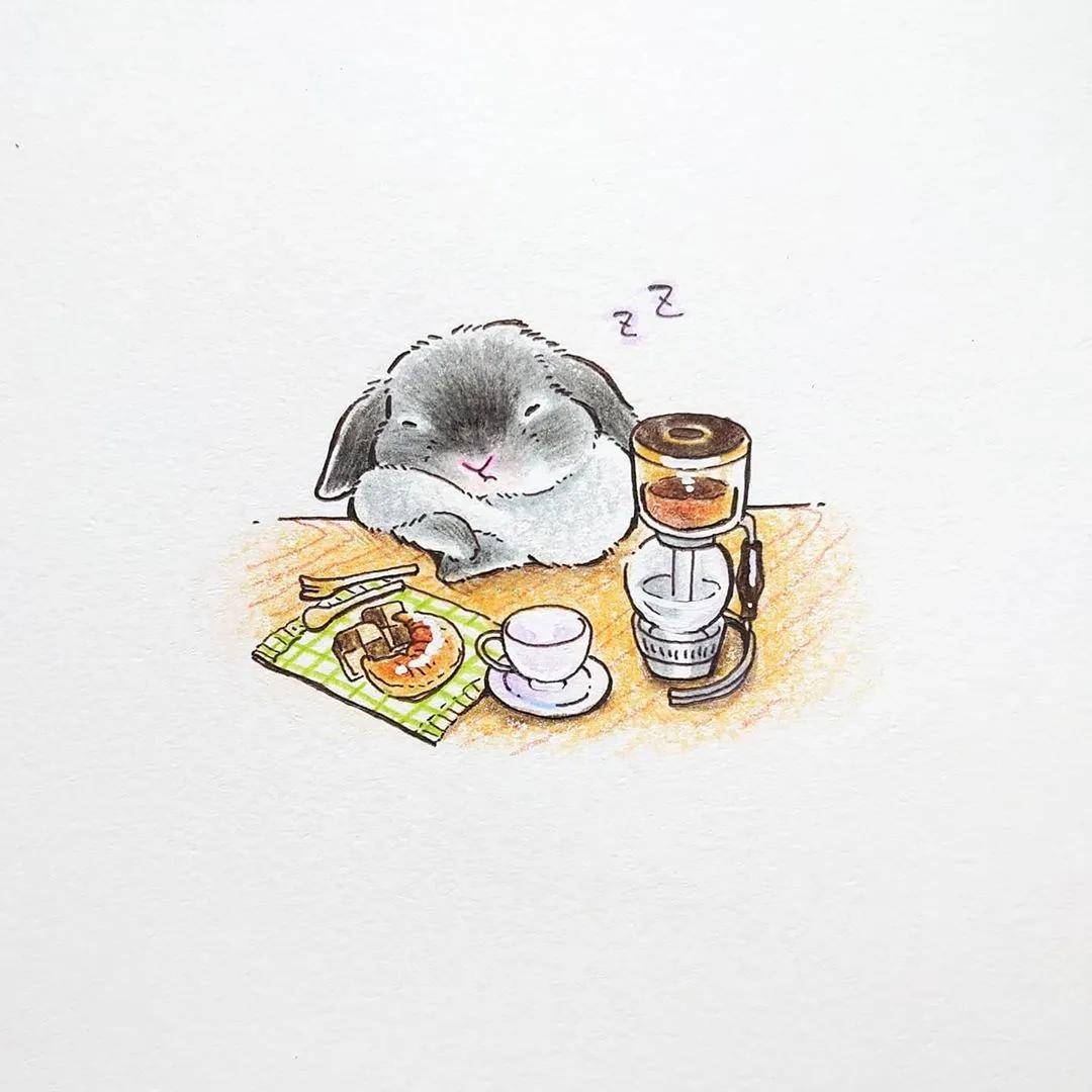 插画师veryberry——兔子 萌化一切