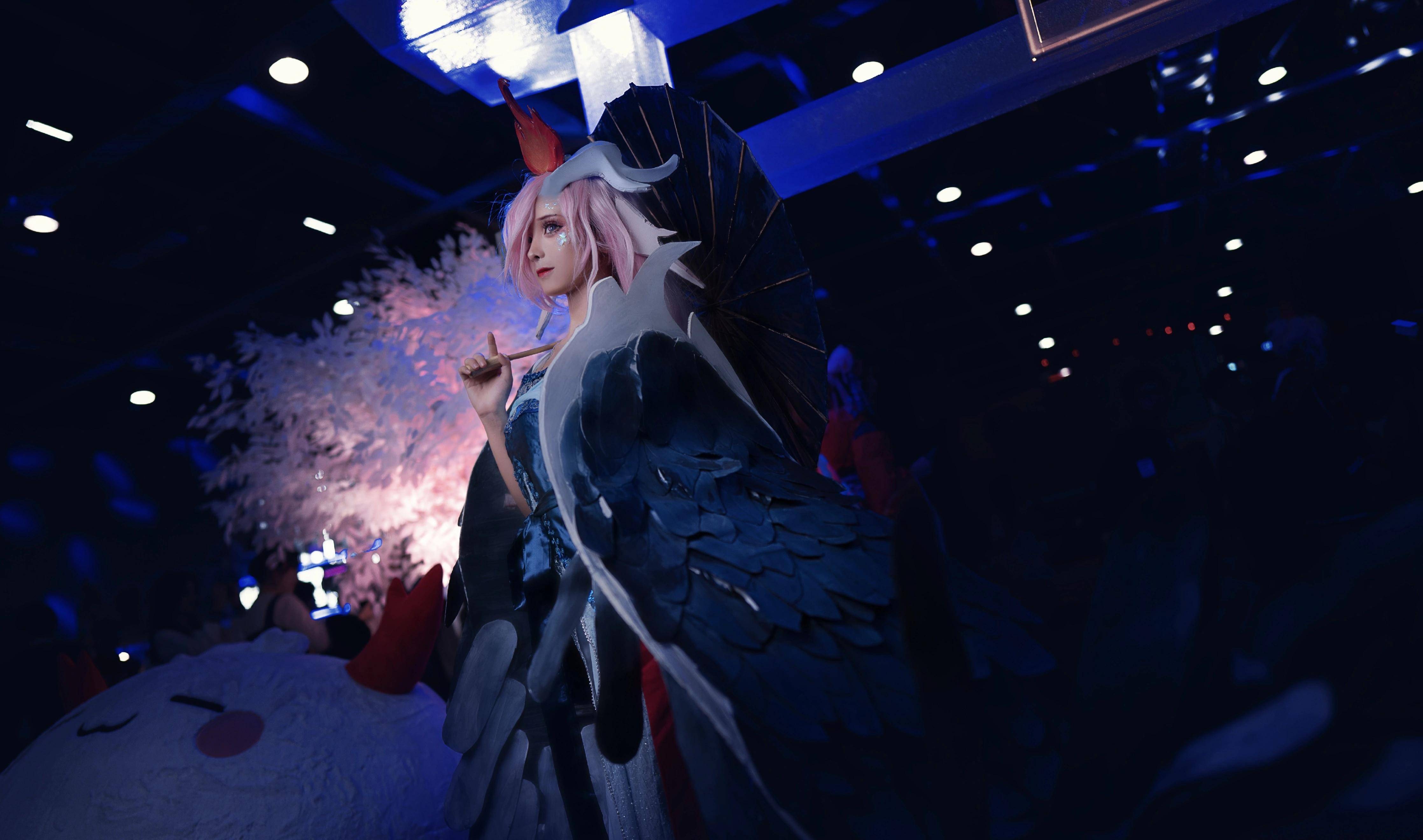 cosplay:《神都夜行录》雨师@奶狮不咬人