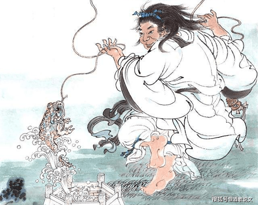 刘海戏金蟾,步步钓金钱