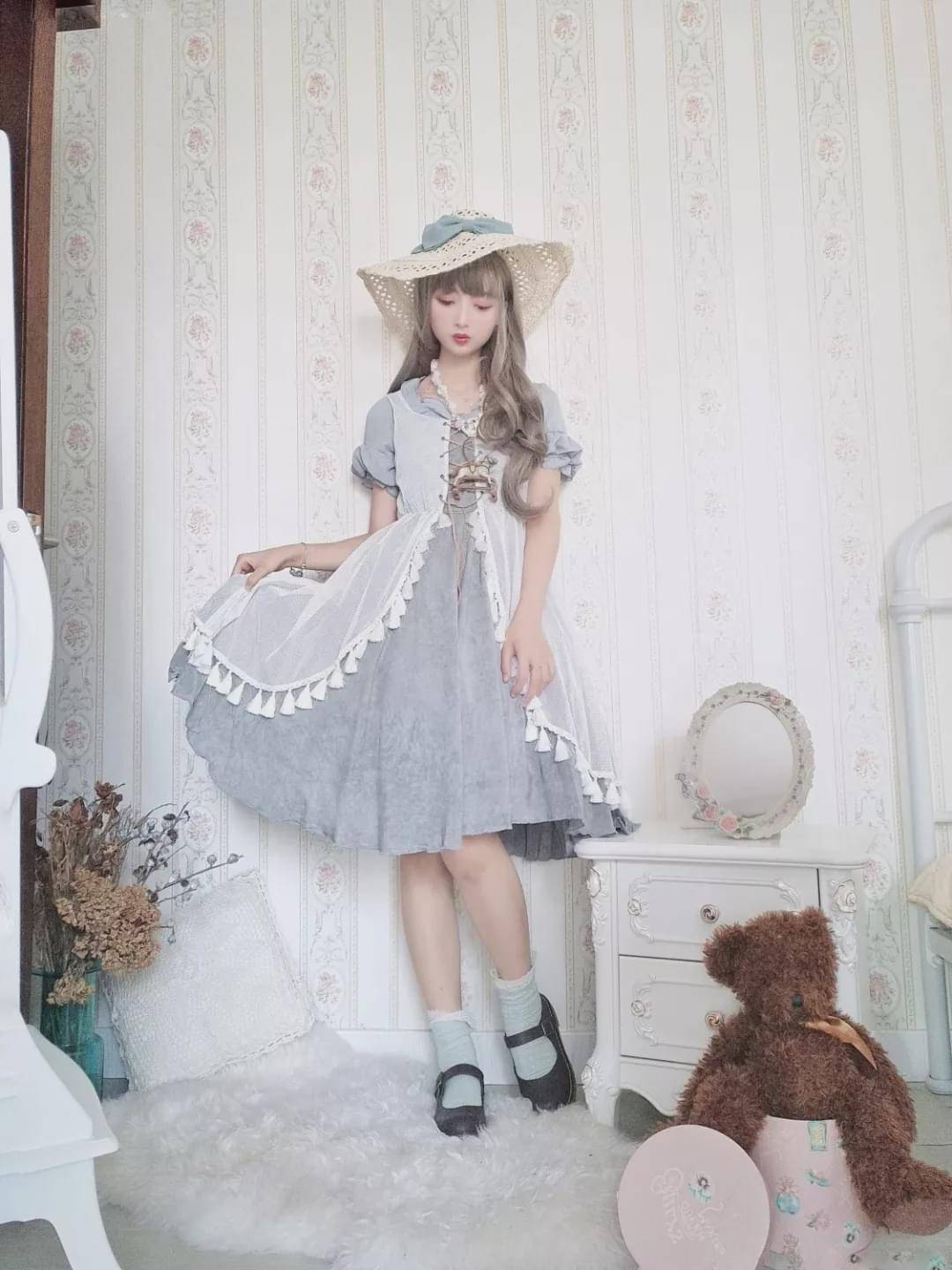lolita我戴的帽子好看吗