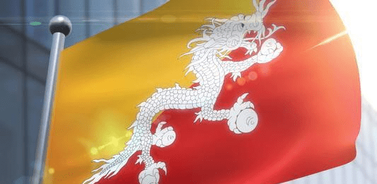不丹国旗和清朝国旗图片