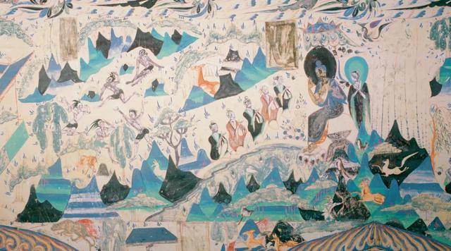 五百强盗成佛故事 莫高窟第285窟南壁 西魏