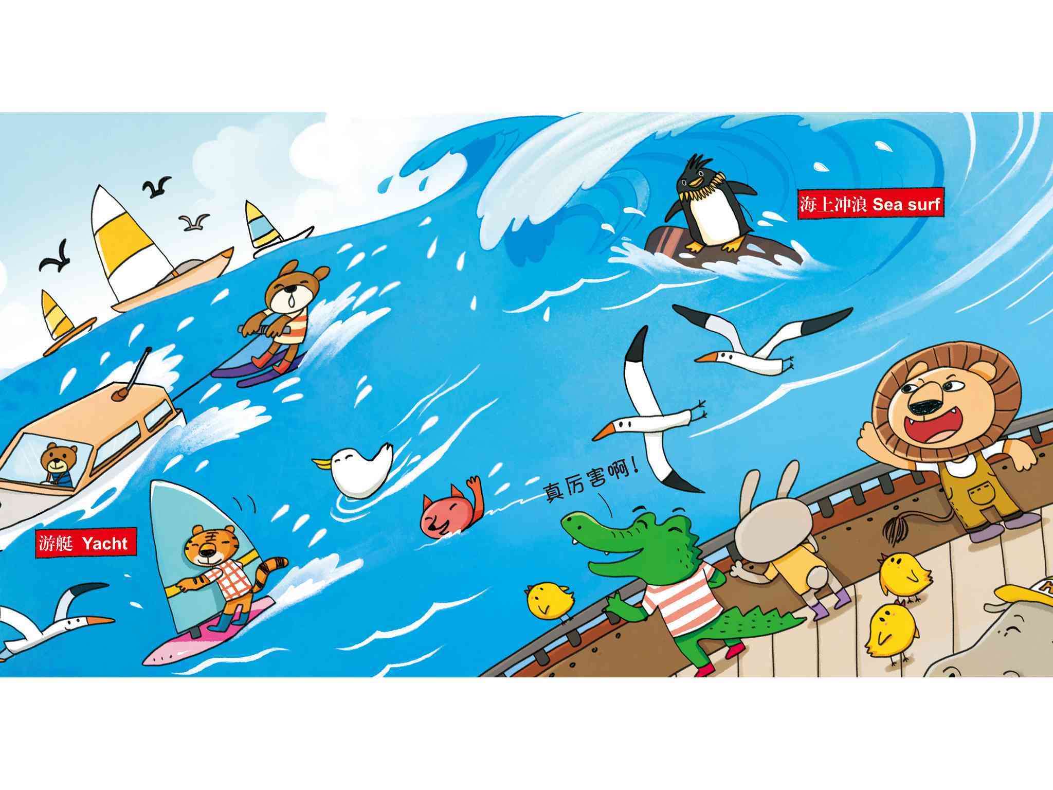 儿童绘本故事推荐海边真好玩