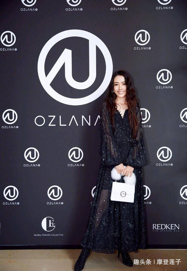 郭碧婷好有范儿身穿黑裙搭配高跟鞋贵气逼人不愧是豪门媳妇