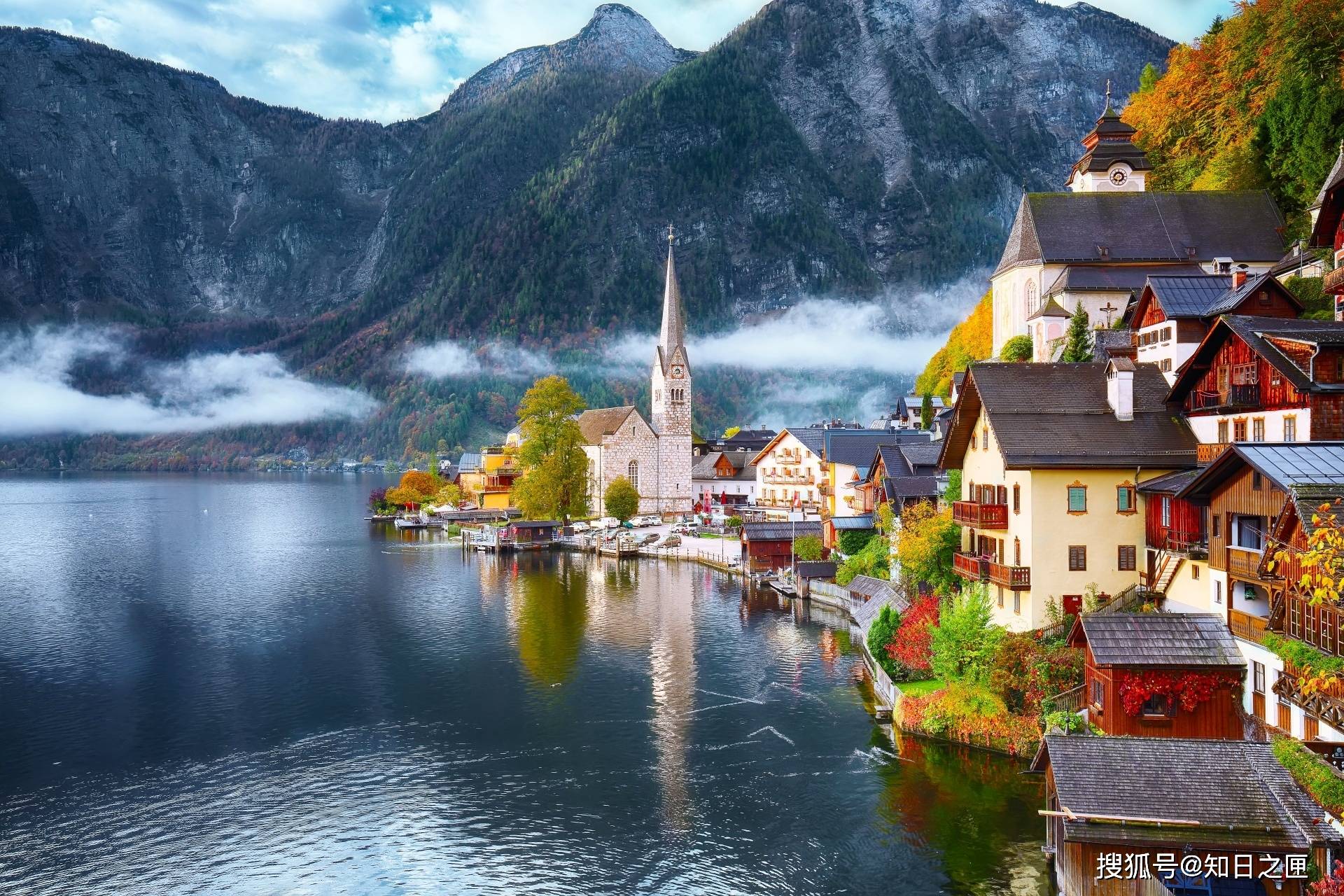 原创世界上最美丽的湖边小镇!童话中才有的世界——哈尔施塔特!