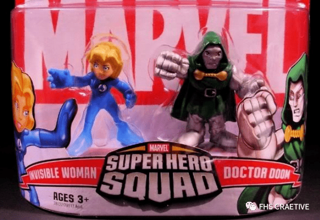 super hero squad 驚奇漫畫超級英雄小隊 第3彈 隱形女與末日博士