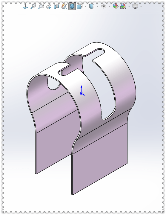 用solidworks畫一個鈑金零件這個圖的繪製過程太簡單