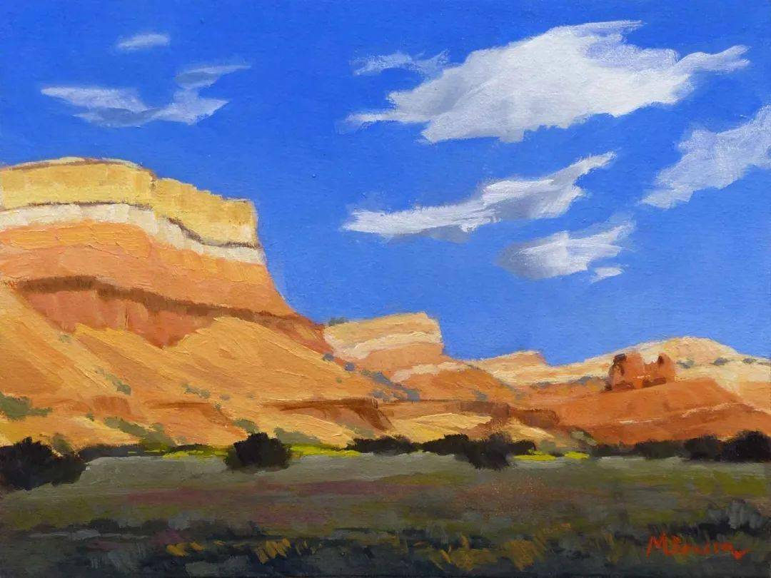 壮丽的具象风景美国画家michaelbaum油画作品欣赏