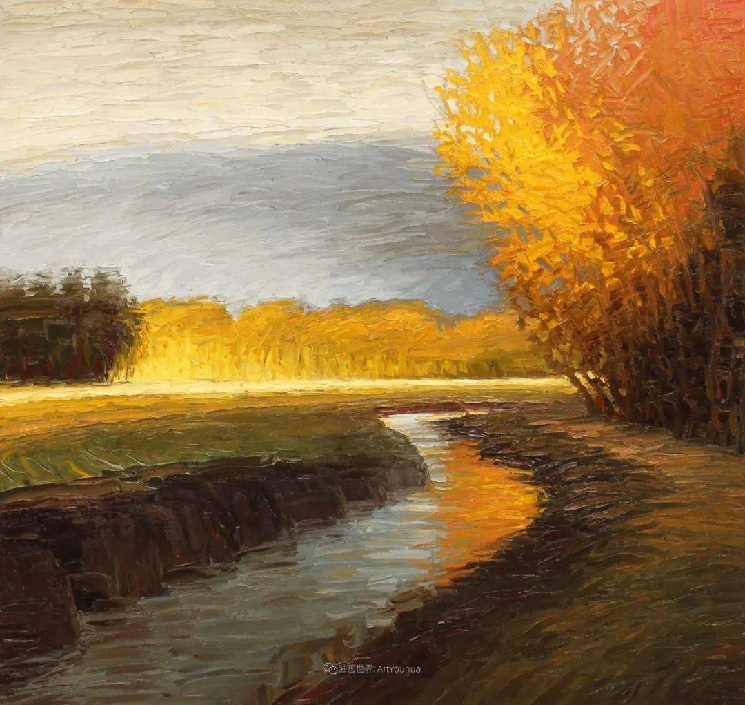 温暖祥和的风景美国画家jeffcochran油画作品欣赏