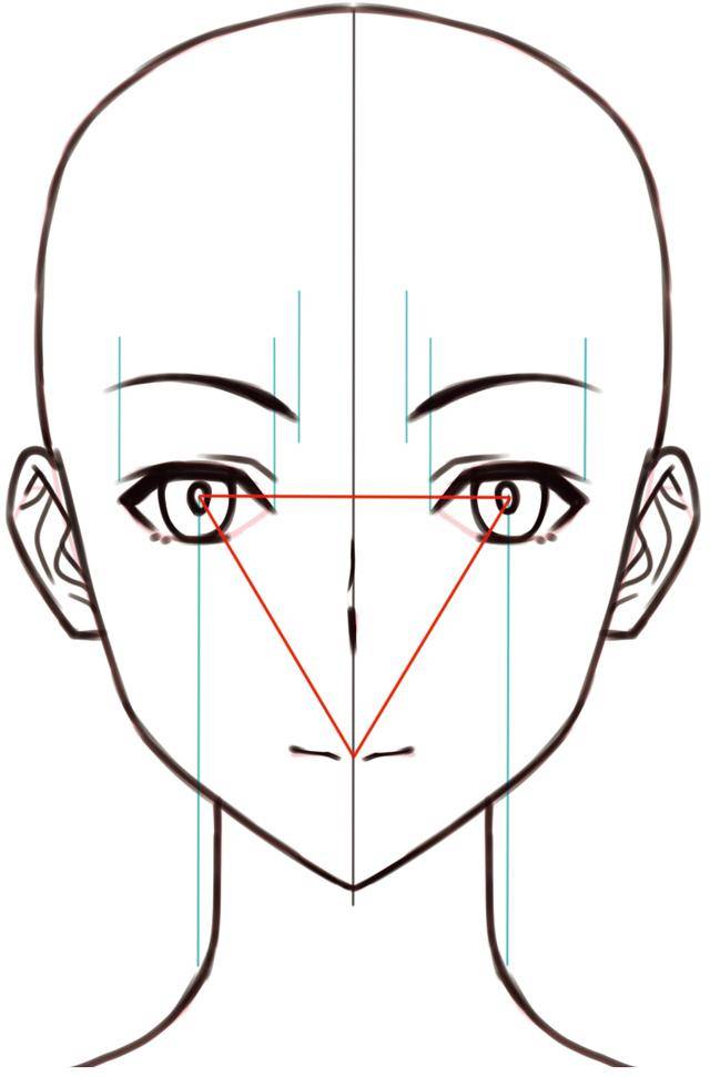 初学画人脸画步骤简单图片