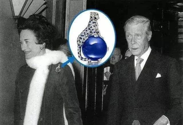 温莎公爵夫人与cartier卡地亚猎豹胸针