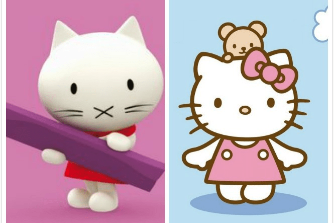 hello kitty被任命为版权宣传大使引争议?疑似形象抄袭musti_kitty