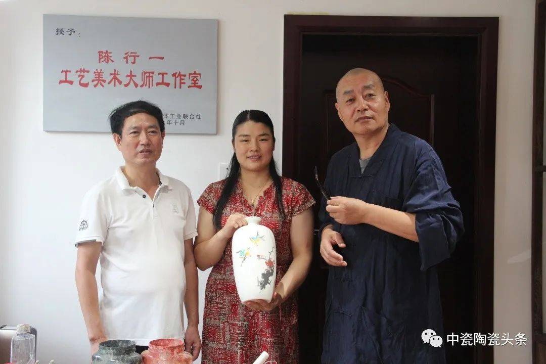 释延年法师与陈行一大师为德化当下的瓷绘艺术提供更多可能性_作品