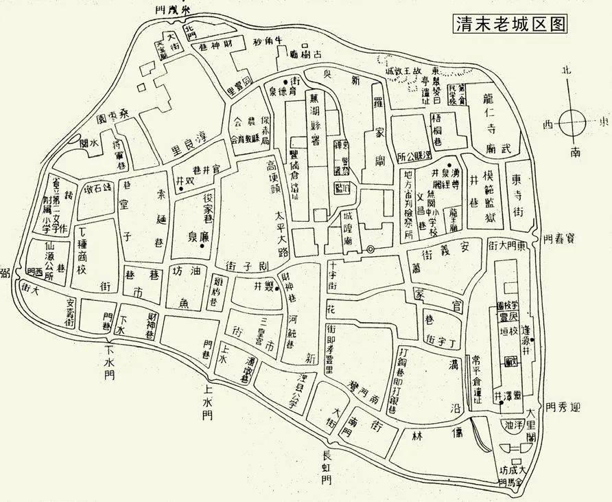 芜湖鸠兹古镇内部地图图片