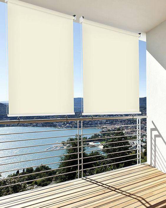 阳台露台不能封,不如装上可伸缩遮阳布,不多花钱物业看了也不管