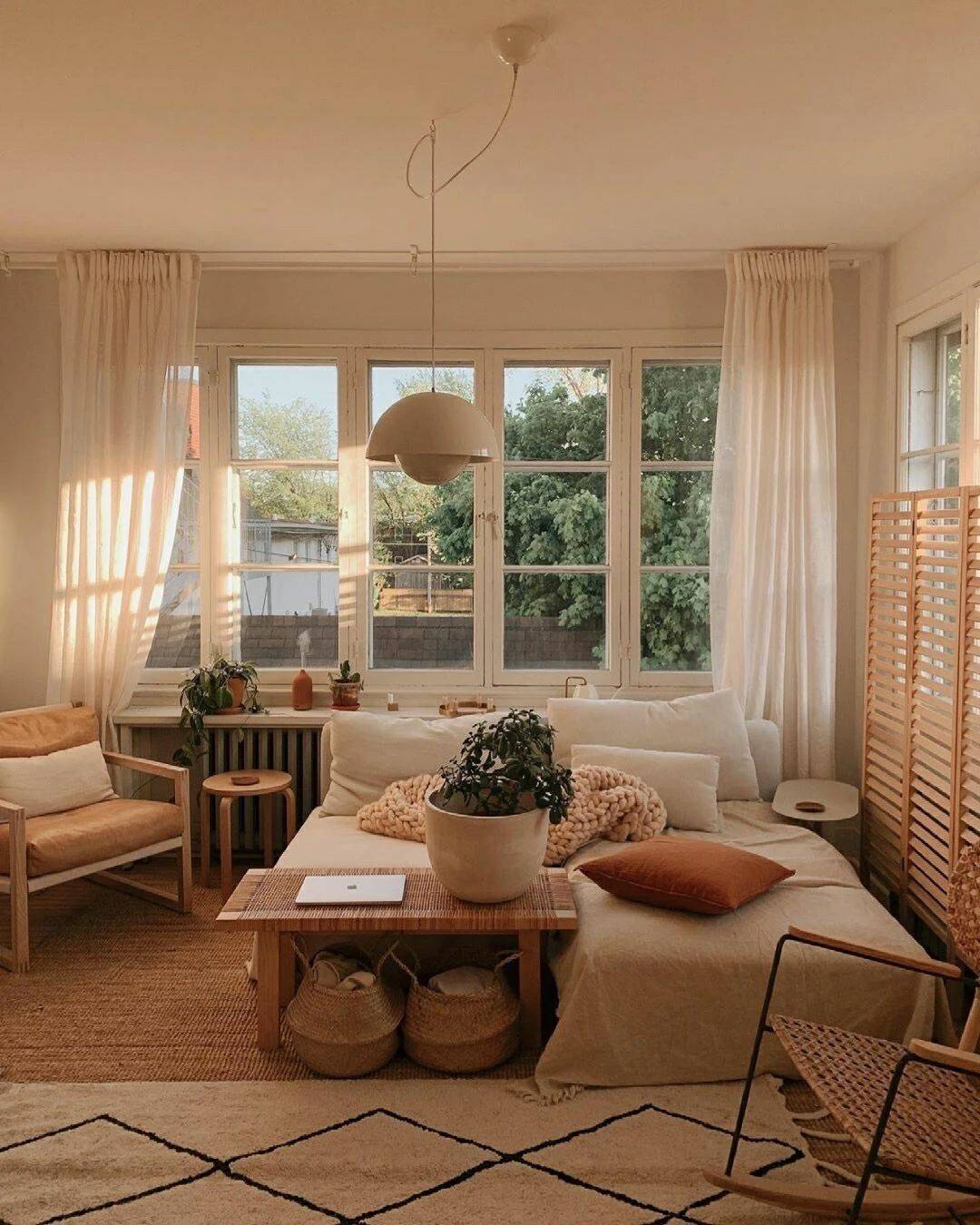 原创开阔治愈阳光居,原木风让家装更温馨