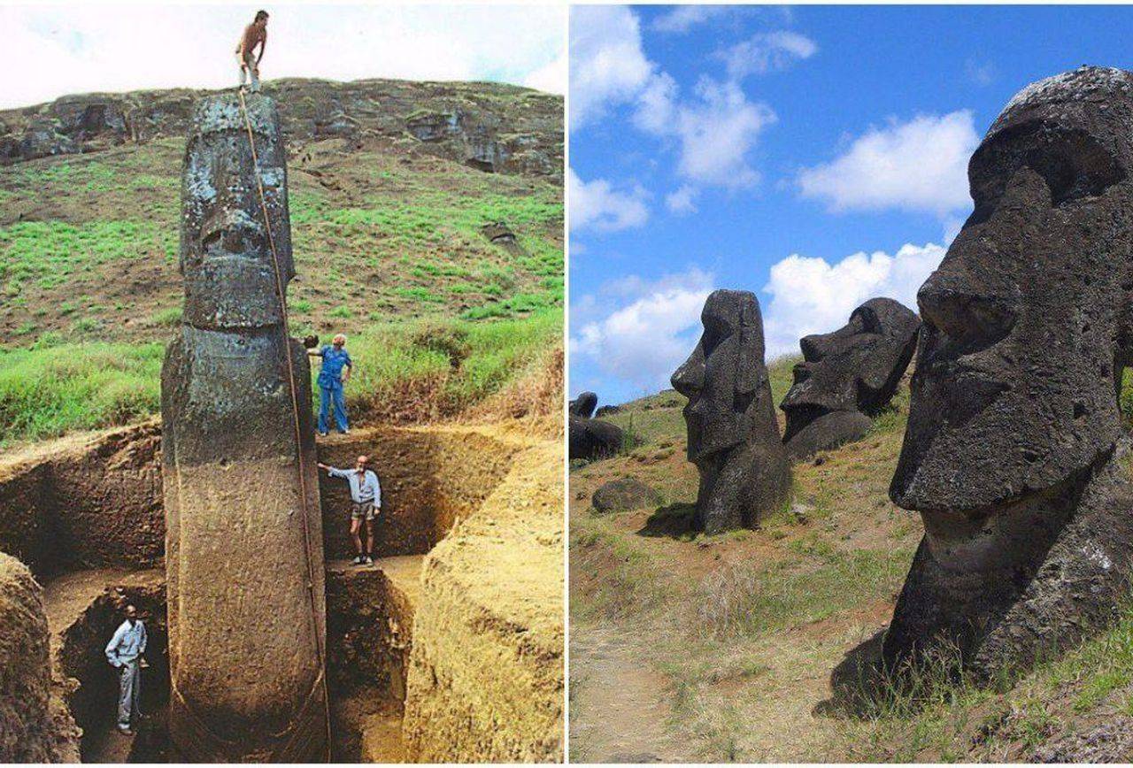 奇闻复活岛雕像之谜雕像是何人所造有人猜想是外星人雕刻的