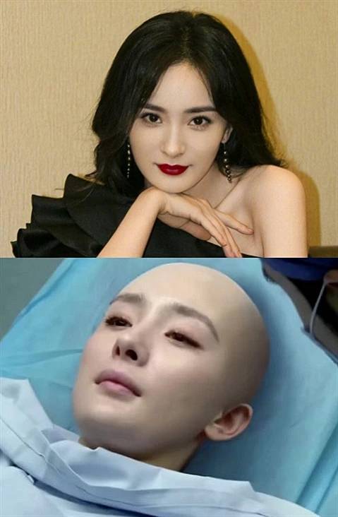 当女明星遇上光头造型周冬雨杨超越没啥看到杨幂剃得好