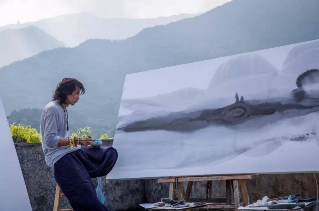 曾登央视即兴作画画行者郑泰均即将亮相东莞让您艺饱眼福