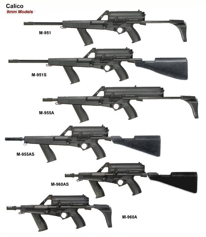 m960卡利科冲锋枪图片