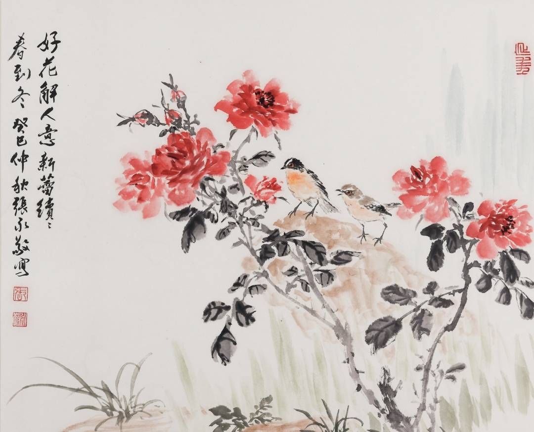 画中导演张永敬捕捉自然花鸟的最美镜头