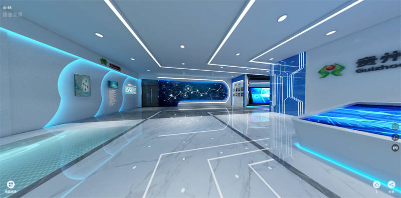 科技感十足的农信数据大厅,未来的无限可能