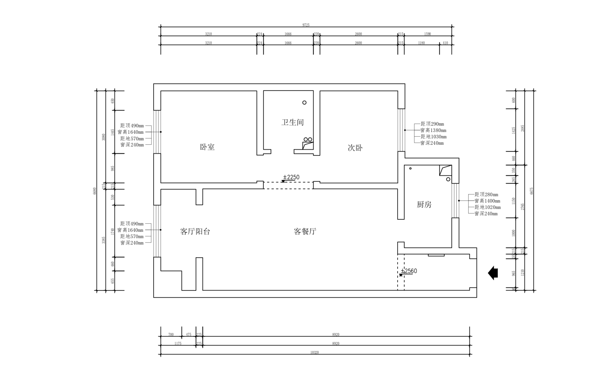 金科星辰--原始户型图